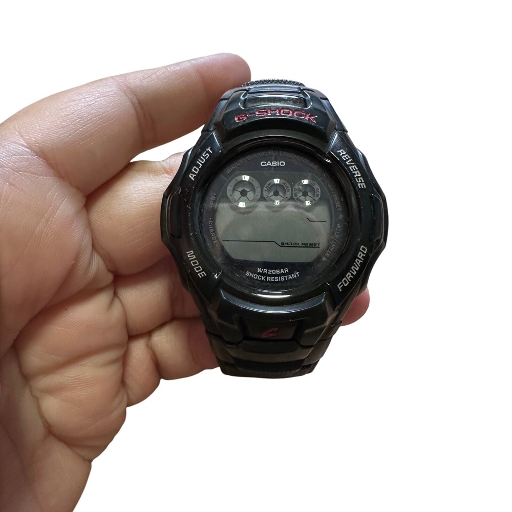 Casio G-Shock GW-M530A Tough Solar Multi Band 6 Digital Black Watch 20 Bar WR